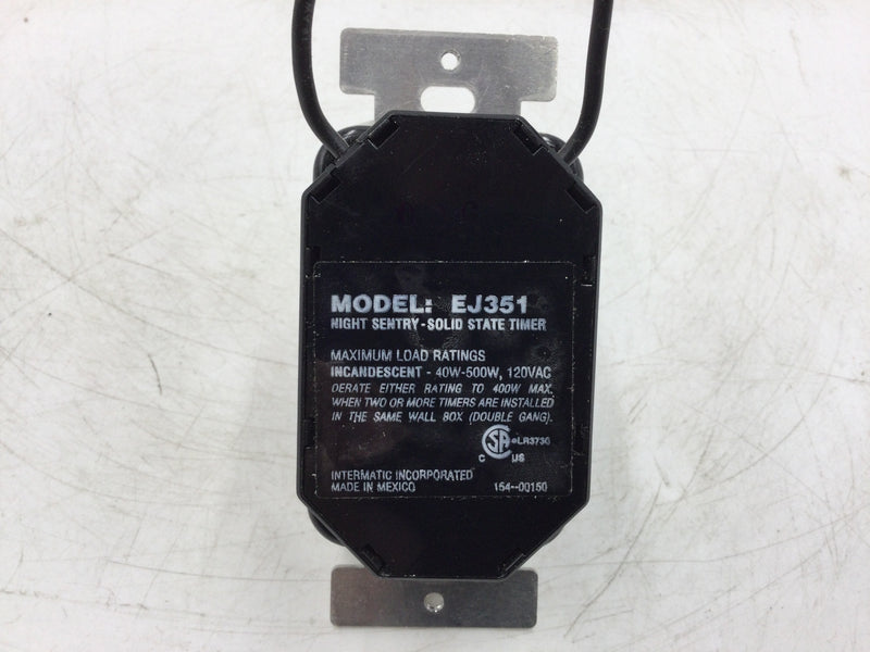 Intermatic EJ351 Programmable Mechanical Security Timer 40W 120V Indoo