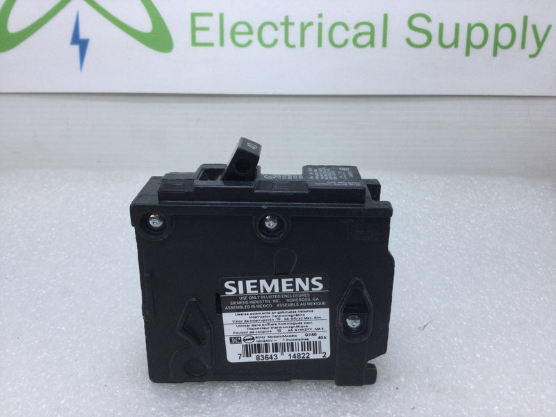 ITE Siemens EQ-P QP140, Q140 1 Pole 40 Amp Circuit Breaker