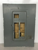 GE General Electric TM1620ST/FT 200 Amp 120/240v 3 Wire 40 Spaces Load Center Cover 21 1/4" x 15 3/8"