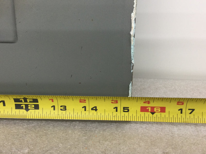 GE General Electric TM1620ST/FT 200 Amp 120/240v 3 Wire 40 Spaces Load Center Cover 21 1/4" x 15 3/8"