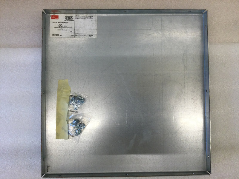Hoffman F1212GCPNKGV 12" x 12" Nema1 Closure Plate NK (New Open Box)