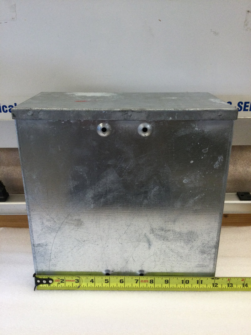 EBox 12126RB 12" x 12" x 6" Nema3R Galvanized Rain Box/Junction Box (New)