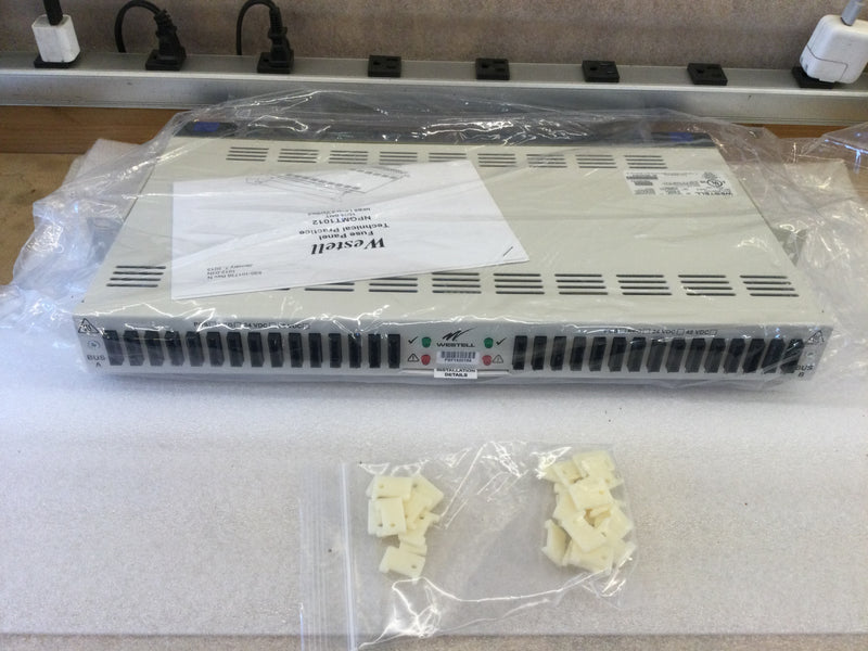 Westell NPGMT1012 15/15 Dual Bus GMT Panel 20A Per Position +/-24 or +/-48Vdc 100A Per Bus (New)