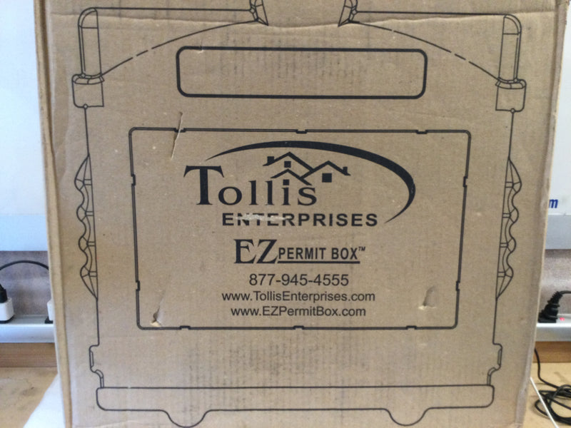 Tollis EZ Permit Box SKU: RZ-AWC7-H995 ASIN: B073X9F4YR Doc Box (New)