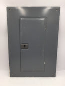 Square D QOC24UF 24 Space 120/240V Cover/Door Only w/Main 22 1/8" x 15 1/2"