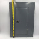Square D QOC24UF 24 Space 120/240V Cover/Door Only w/Main 22 1/8" x 15 1/2"