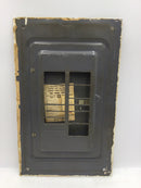 Square D QO-18-410 100 Amp Series 2 20 Space QO Load Center Cover/Panel Cover Only 18.5" x 11.5"