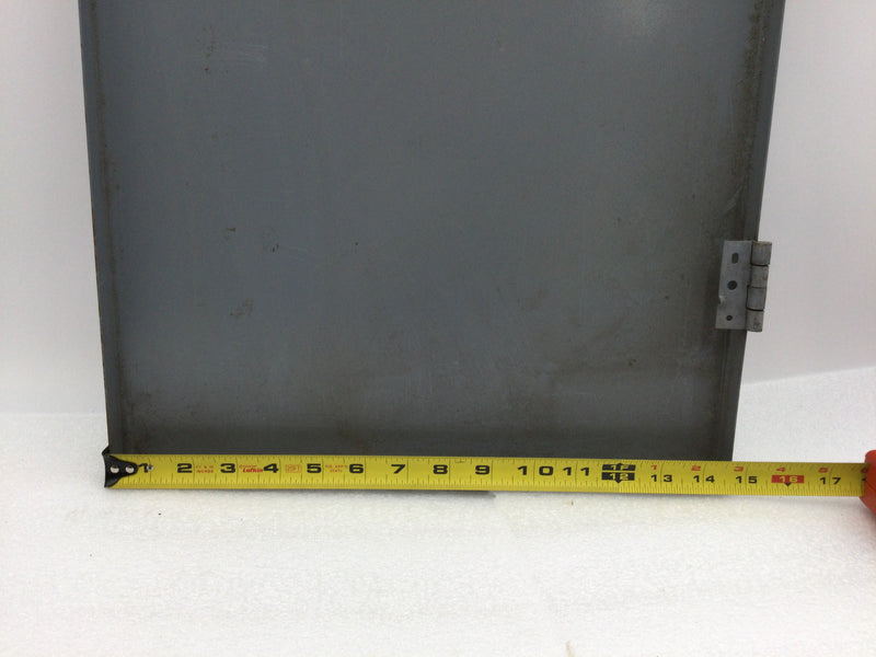 Square D QO Hinged Panel Door/Cover 120/240v Nema 3R Enclosure 29.25" x 14.75"