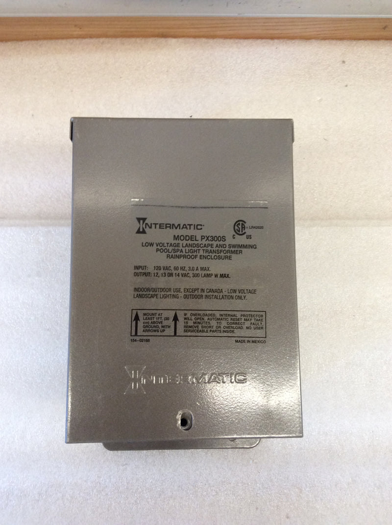 Intermatic PX300S Low Voltage Landscape And Swimming Pool Light Transformer 300W Lamp Max