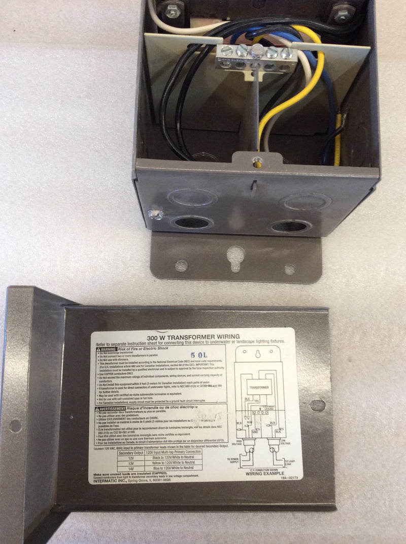 Intermatic PX300S Low Voltage Landscape And Swimming Pool Light Transformer 300W Lamp Max