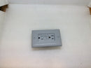 Pass & Seymour 1597TRGRY 15A 125VAC Tamper Resistant GFCI Duplex Receptacle Grey (New)