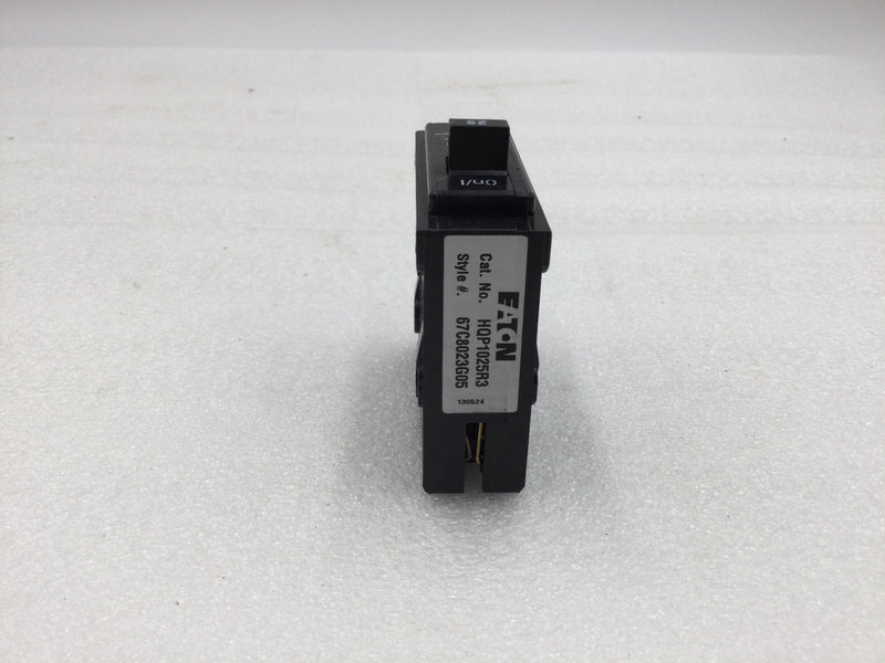 Eaton HQP1025R3 25 Amp 1 Pole 120/240V Type HQP Circuit Breaker