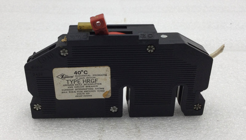 ZINSCO GTE SYLVANIA 20 AMP TYPE Q - 1 POLE PLUG IN CIRCUIT BREAKER - Foto 9