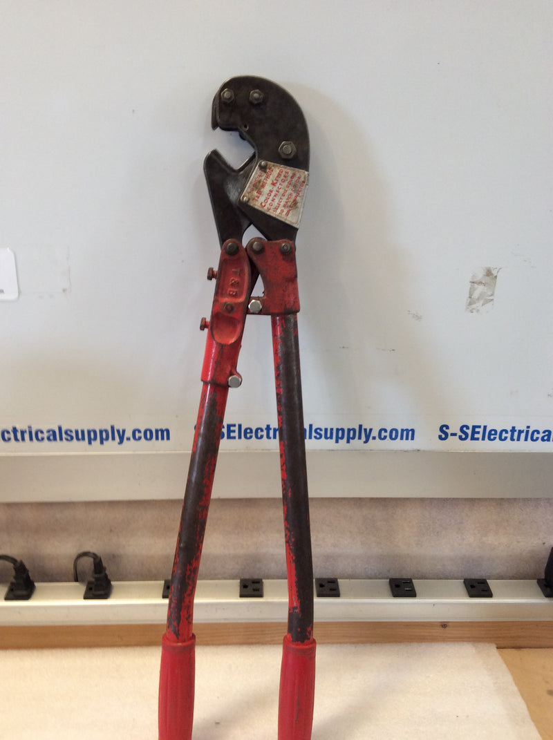 Thomas & Betts TBM-8 Wire Cable Crimp Tool With 7 Dies And Carry Case