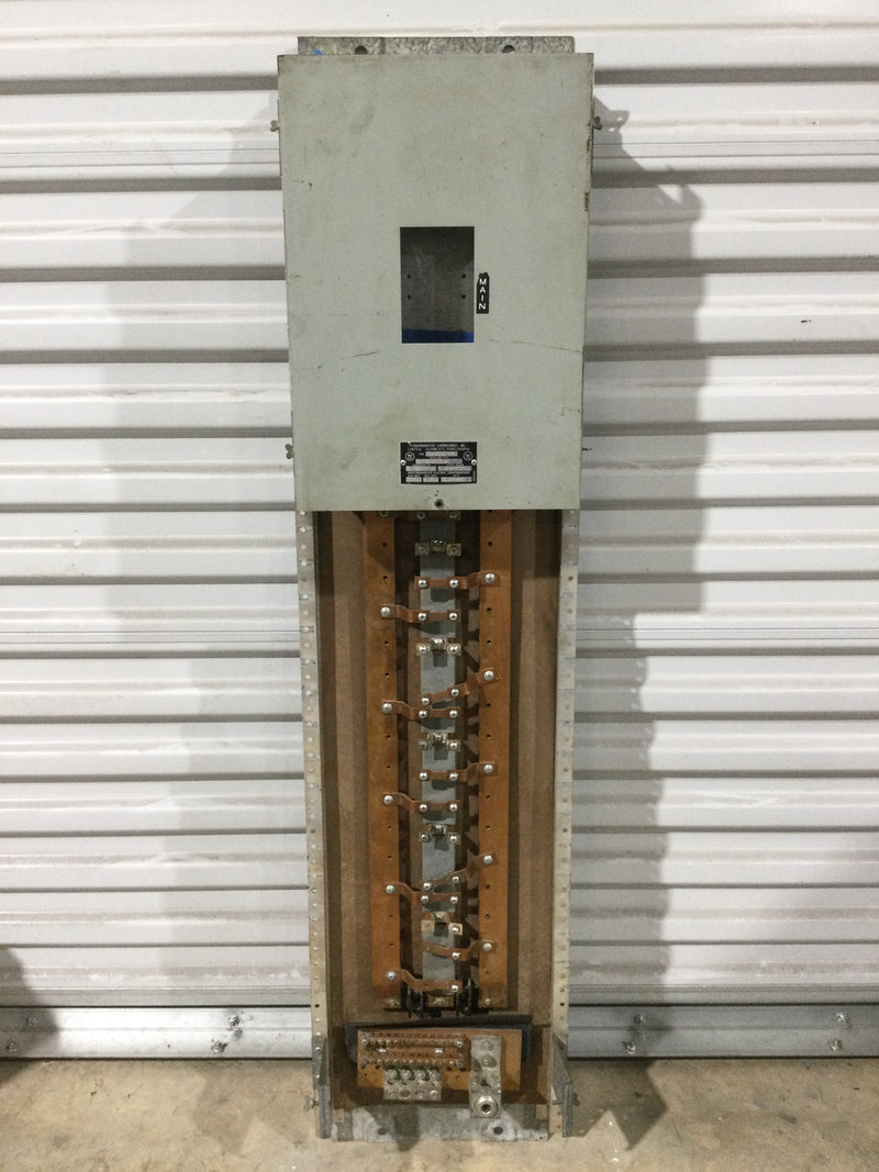 Westinghouse AK151537 Type WGHB 3 Phase 4 Wire 400 Amp 277/480V Panel Guts