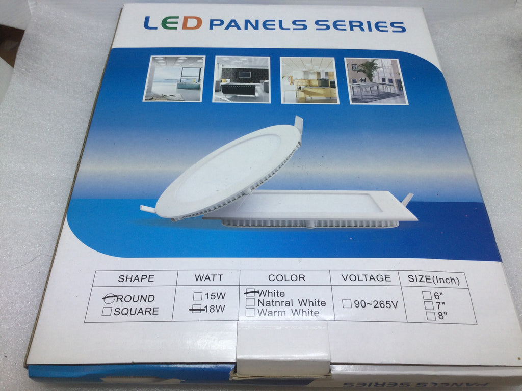 Led Panels Series 18w Led Panel Light Flat Lamp Round Ultra-Thin Reces