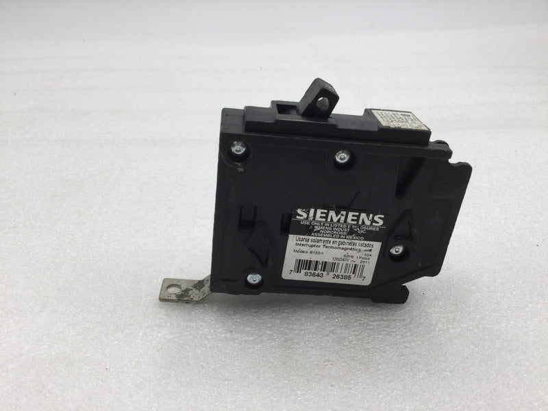 Siemens B150H 1 Pole 50 Amp 120v 22KA Circuit Breaker