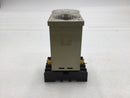 Omron E5C2-R20K 3 Amp 250Vac Temperature Controller w/P2CF-08 Omron Socket