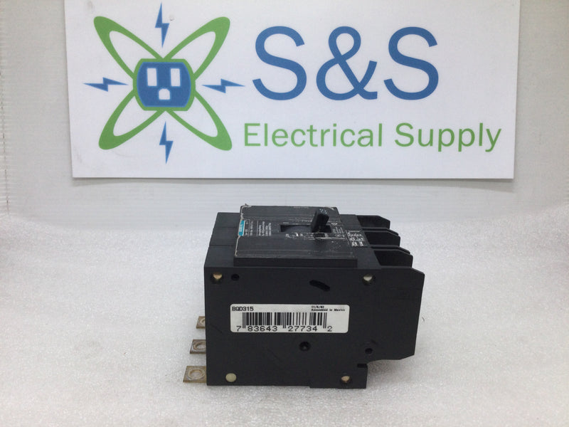 Siemens ITE BQD315 3 Pole 15 Amp 480v Circuit Breaker