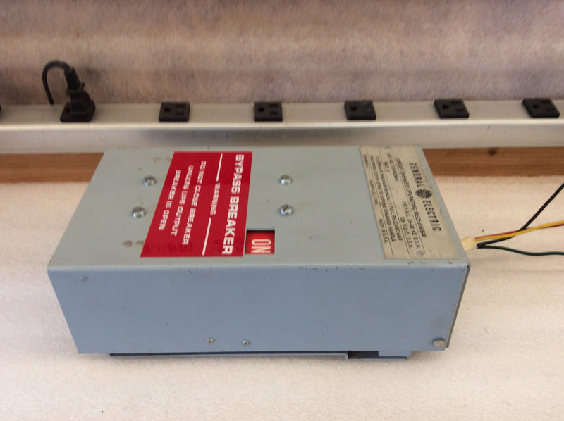 General Electric TJKMOMA1 120VAC 50-60Hz 5.5A Circuit Breaker Operating Mechanism Bypass Breaker