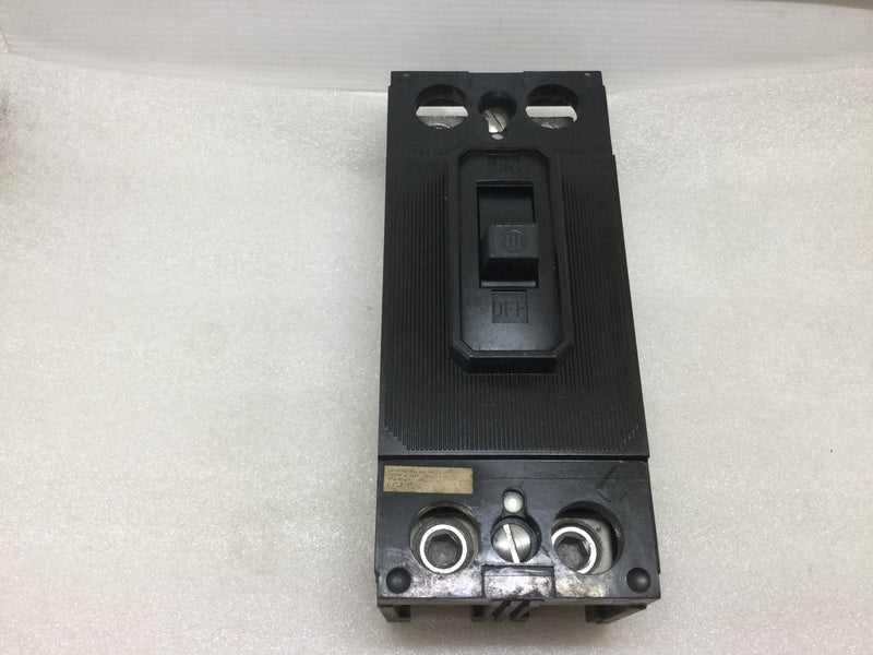 Siemens, ITE QJ2-B125 Type QJ2 125 Amp 2 Pole 240V Circuit Breaker QJ2B125