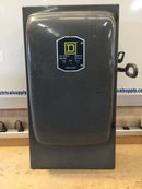Square D D-97414 200 Amp Series A3 240v 3 Phase Std H.P. 25 Single Throw Fusible S/N Safety Switch