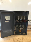 Square D D-97414 200 Amp Series A3 240v 3 Phase Std H.P. 25 Single Throw Fusible S/N Safety Switch