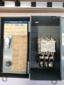 Westinghouse A200M0CAC 3 Pole 460/575VAC 5Hp Max 120V Coil Type 12 Enclosed Motor Starter