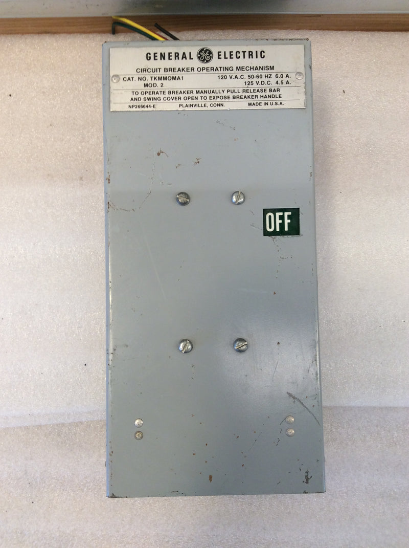 General Electric TKMMOMA1 Mod 2 120V 50-60Hz 6.0A Circuit Breaker Operating Mechanism