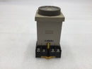 Omron H3CR-AB Solid State Timer 100-240Vac w/P2F-08 Base