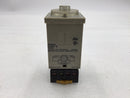 Omron H3BF-8 Timer 120V Contact 5 Amp 250Vac w/10 Amp 250V 1175HP Base