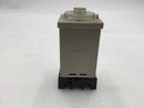 Omron H3BF-8 Timer 120V Contact 5 Amp 250Vac w/10 Amp 250V 1175HP Base