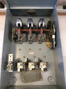FPE/Federal Pacific RH1136R Nema3R 3 Pole 100A 600VAC 75Hp Max Fusible Safety Switch (New)
