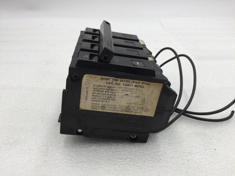 GE THQB32020ST1 20 Amp 3 Pole 240V Breaker w/Shunt Trip
