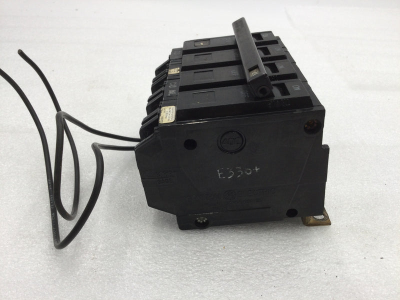 GE THQB32020ST1 20 Amp 3 Pole 240V Breaker w/Shunt Trip