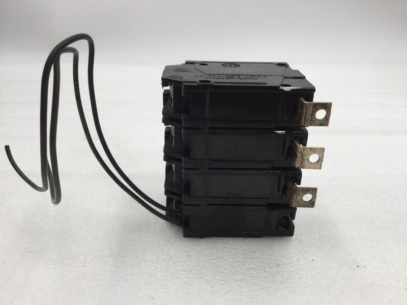 GE THQB32020ST1 20 Amp 3 Pole 240V Breaker w/Shunt Trip