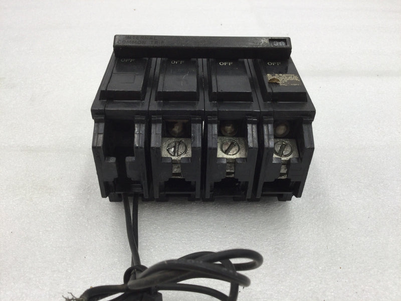 General Electric THQB32100ST1 100A 3P 240V Breaker w/Shunt Trip - Cosmetic Flaw