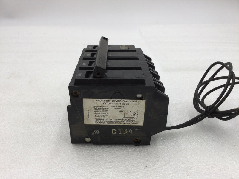 General Electric THQB32100ST1 100A 3P 240V Breaker w/Shunt Trip - Cosmetic Flaw