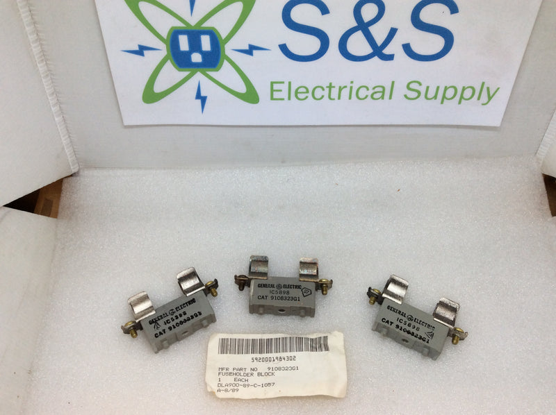 General Electric 9108323G1 IC5898 Fuseholder Block DLA900-89-C-1057 (New 3 Pack)