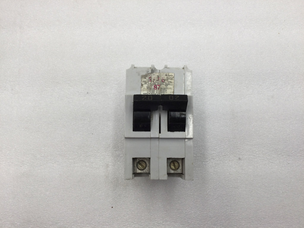 Na220 Federal Pioneer NA220 2 Pole 20 Amp Thick Circuit Breaker