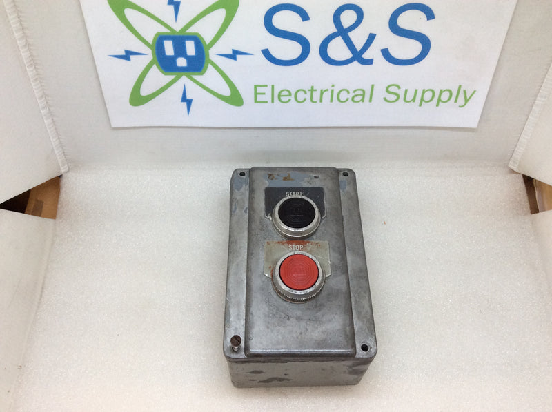 Allen Bradley 800T2TZ 2 Button Hand Control Start-Stop 6A 120VAC Enclosure With Controls