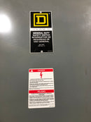 Square D D326N 600 Amp 240v General Duty Fused Disconnect Safety Switch Type 1 Enclosure
