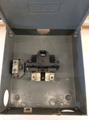 FPE RH10200 Single Phase 120/240VAC 200A Max Nema3r Main Circuit Breaker Enclosure