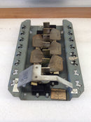 General Electric TM1010E 12 Circuit 100A 120/240VAC Type THQ/THQL/TQL Interior (Guts Only)