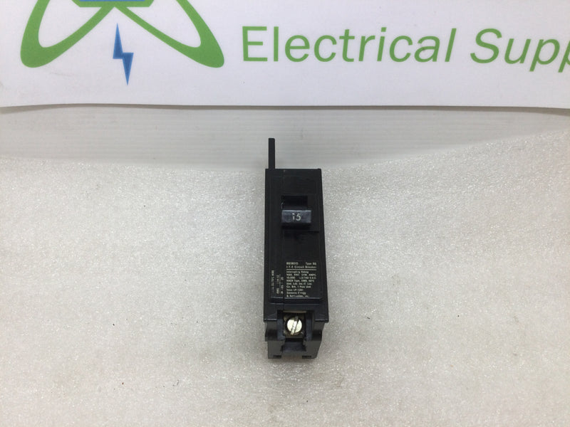 ITE BQ1-B015 15 Amp 1 Pole 120/240V Circuit Breaker BQ1B015