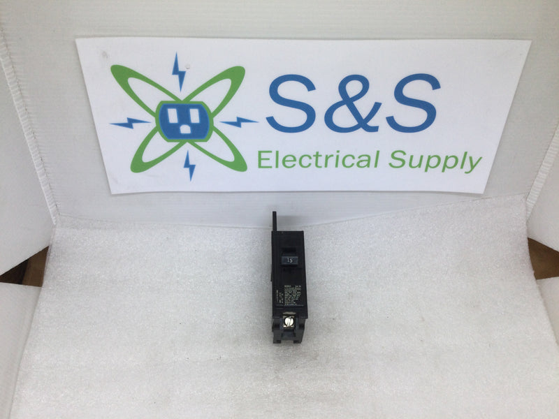 ITE BQ1-B015 15 Amp 1 Pole 120/240V Circuit Breaker BQ1B015
