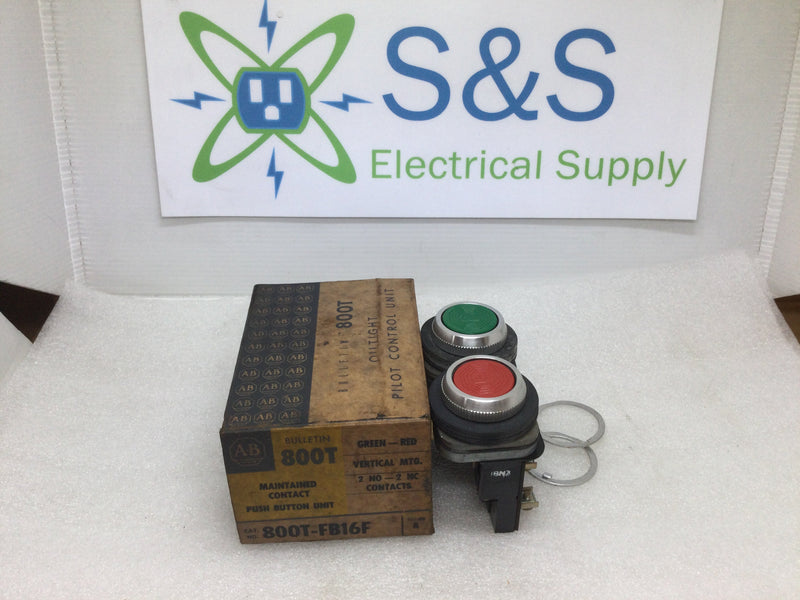 Allen Bradley 800T-FB16F Push Button Series A Maintained Contact Unit