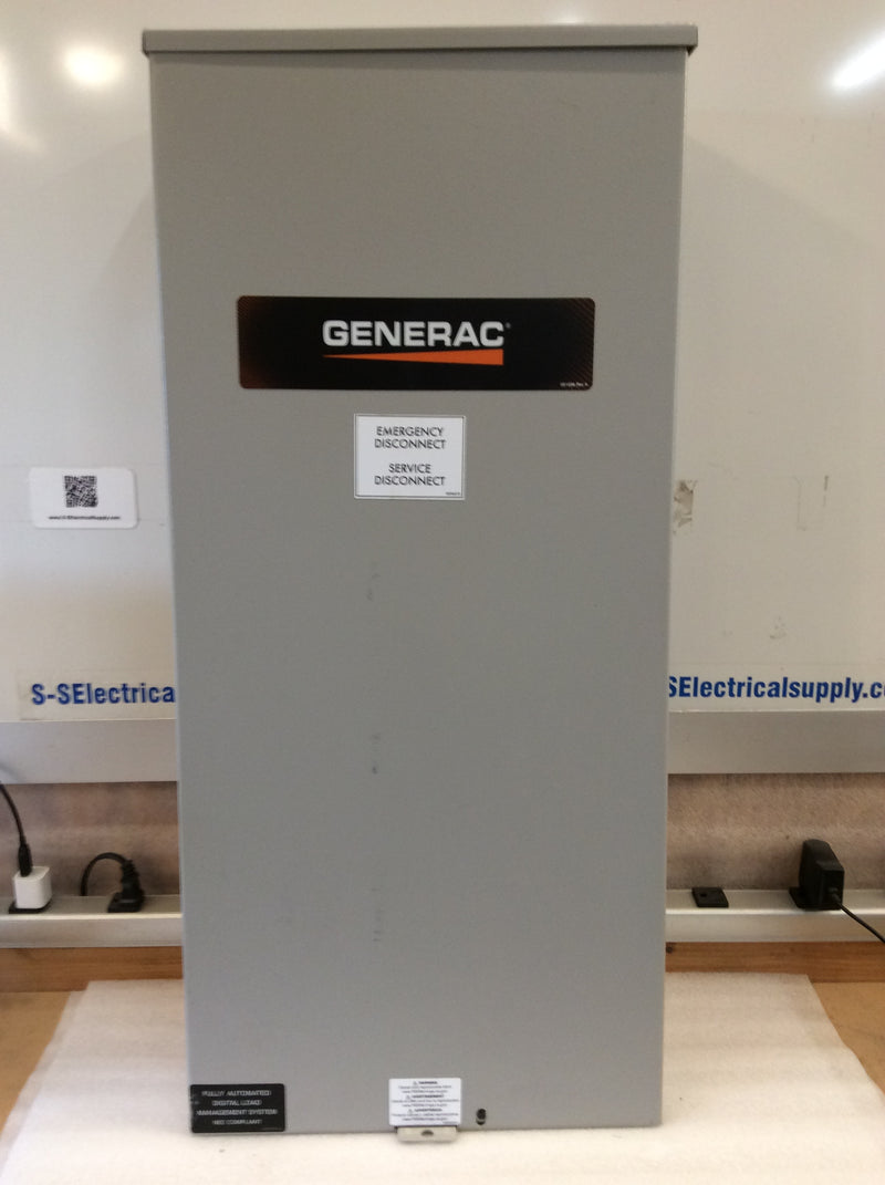 Generac RXSW200A3 Automatic Transfer Switch 200 Amp 240 VAC 30 in. H (Used)