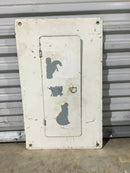Westinghouse Main Breaker Panel Cover 10/20 Space 100/200 Amp 120/240v 25.5" x 15.5"