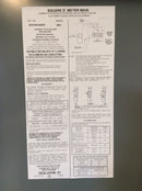 Square D SC816F200PS 200 Amp 16-Circuit Outdoor Ring-Type Overhead/Underground Meter/Main Combo (New In Box)